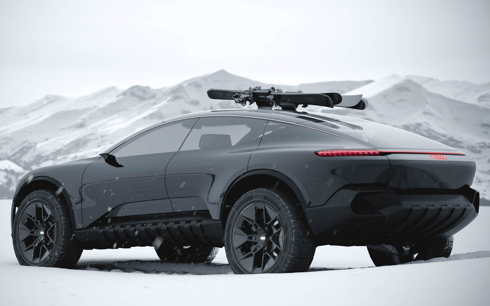 activesphereは多彩な目的に対応するボディデザインを備えた4ドア クロスオーバー クーペ