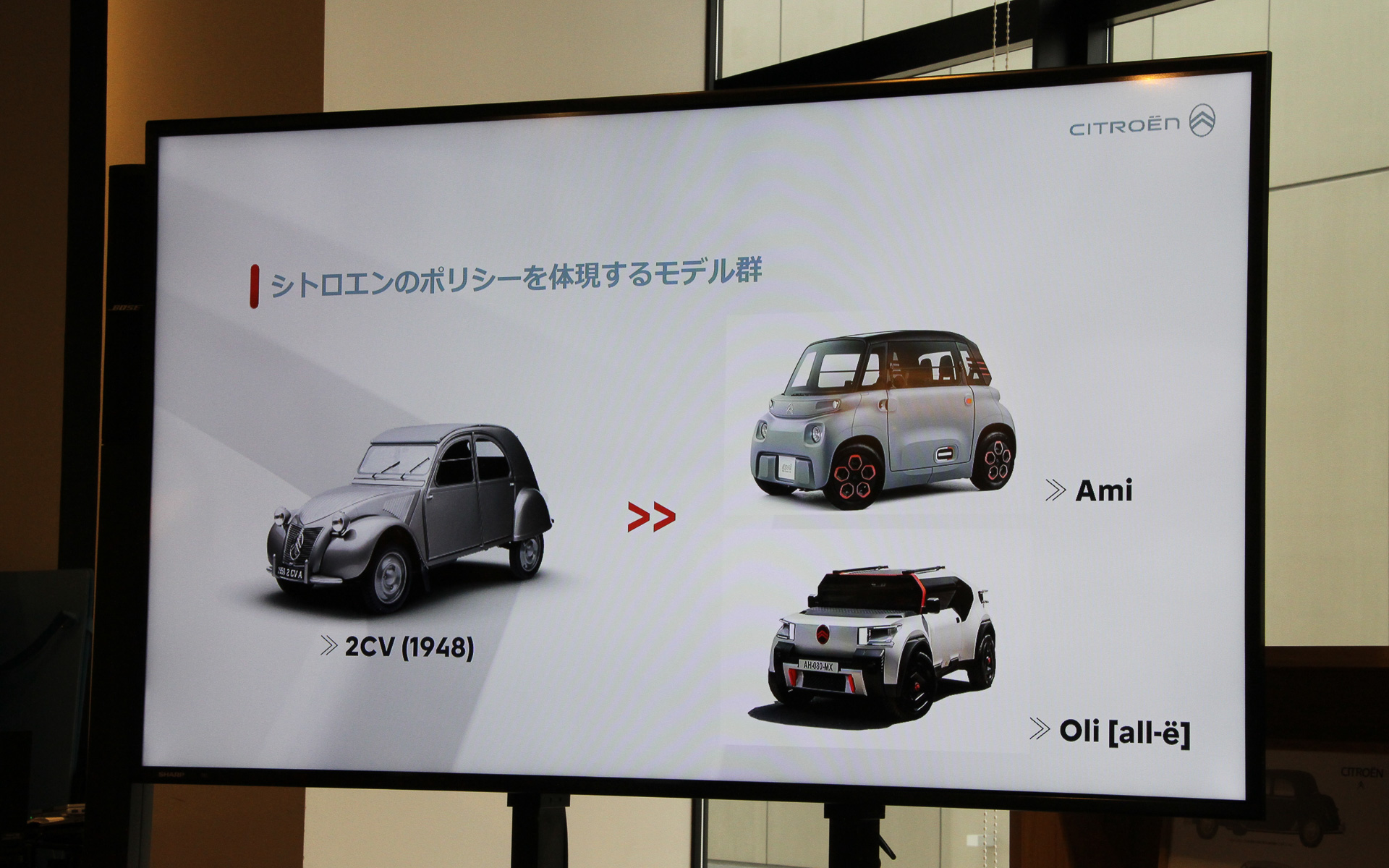 シトロエンのポリシーを体現するモデル群