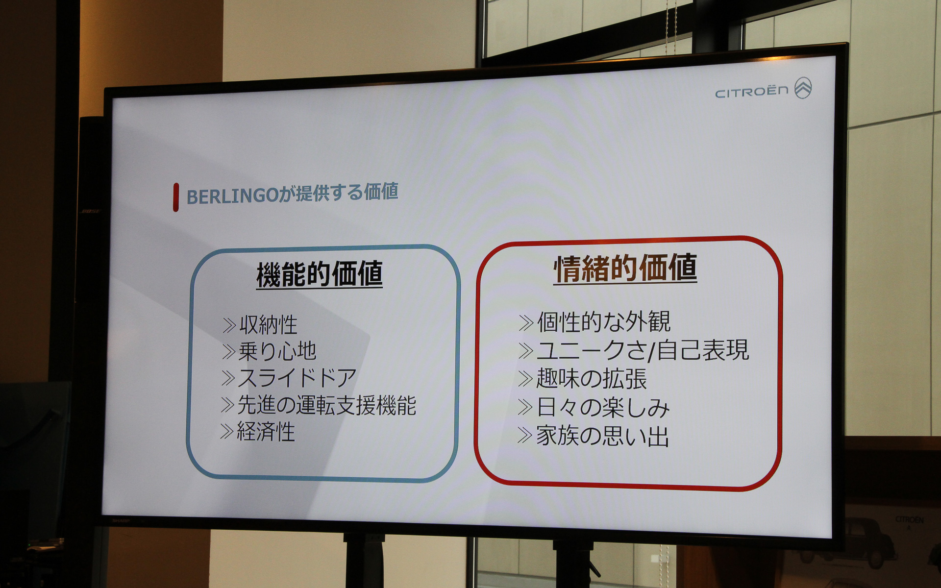 ベルランゴが提供する価値