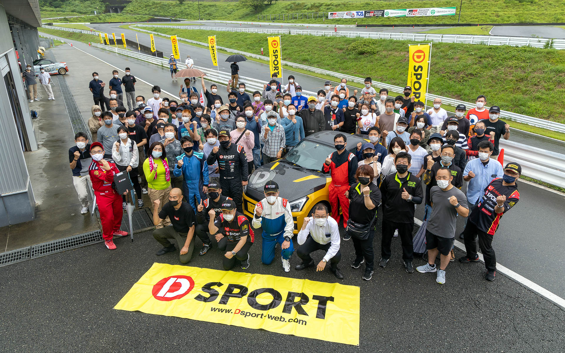 SPKが主催する参加型モータースポーツイベントの「D-SPORT＆DAIHATSU Challenge CUP」でも女性の参加は多い