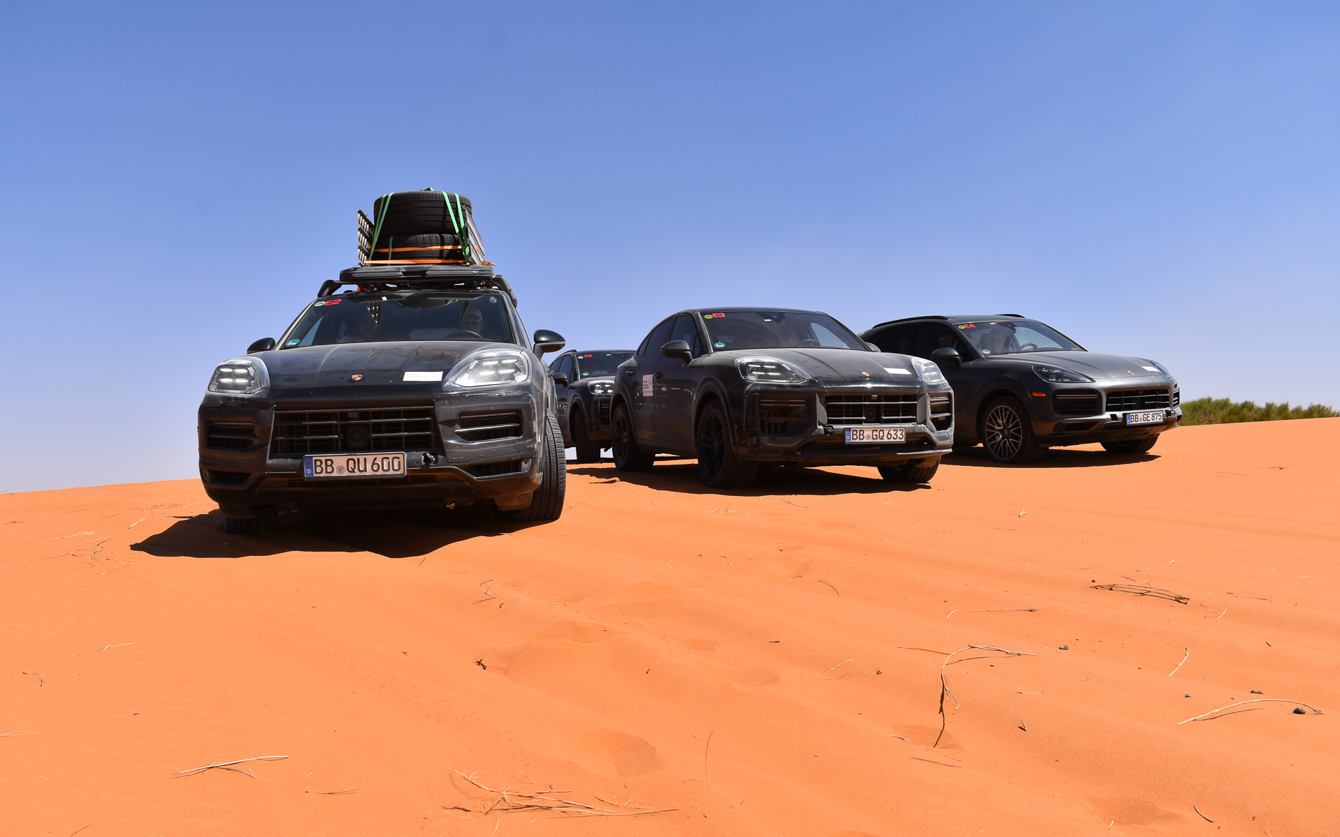 新型カイエンのテストは世界各地で行なわれ、合計で400万km以上を走行したという