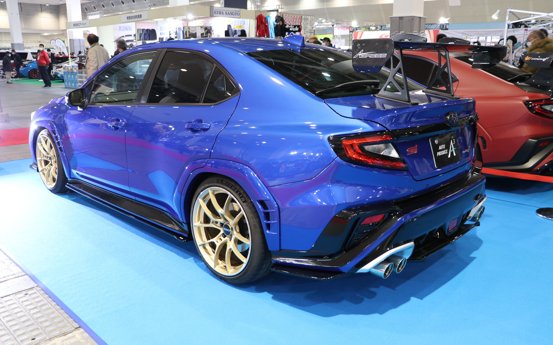 オートプロデュースA3のブースも6号館Aでプローバと並んで展示している