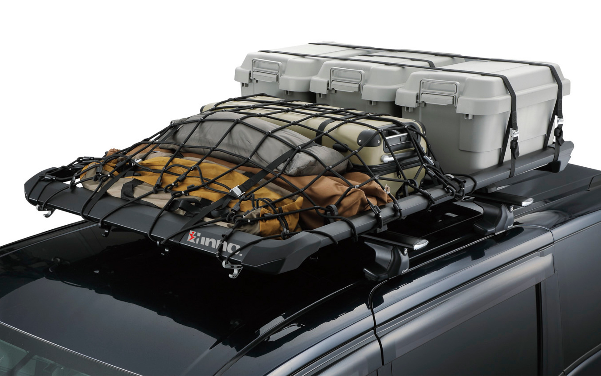 カーメイトが大きめSUVやミニバン向けルーフラック「INNO エアロラック120」を発売した