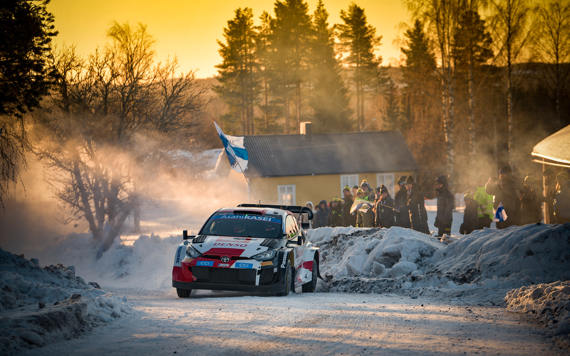 勝田貴元/アーロン・ジョンストン組（GR YARIS Rally1 HYBRID 18号車）