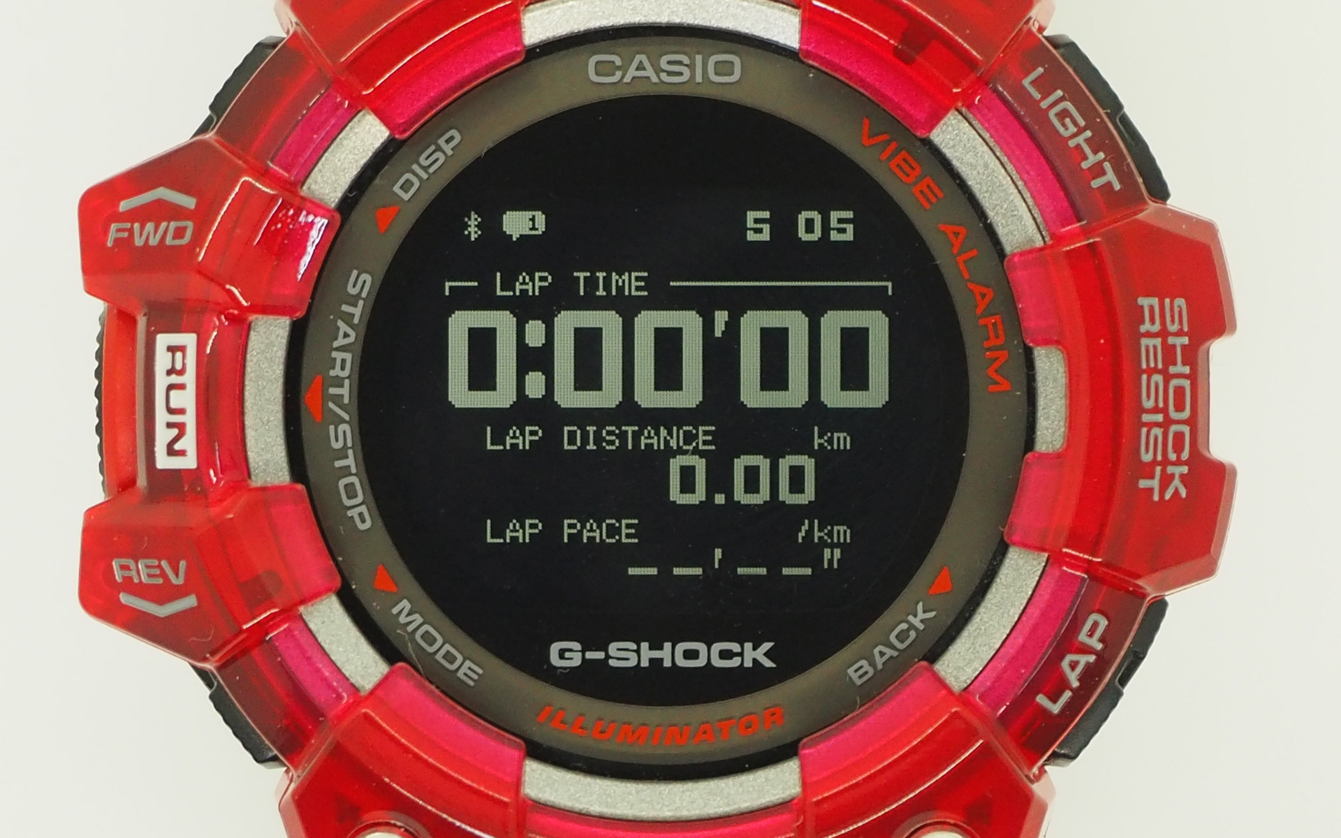 ランニングやサーキットなどで便利なストップウォッチ機能