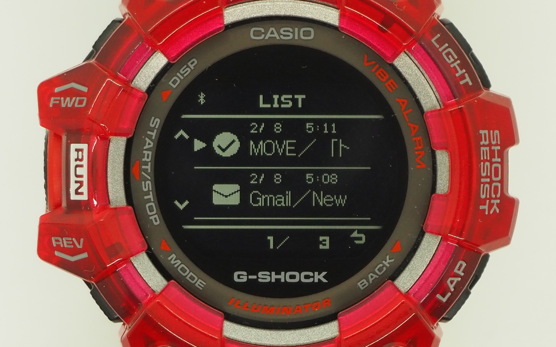 通知されたものは最大10件まで保存してくれる