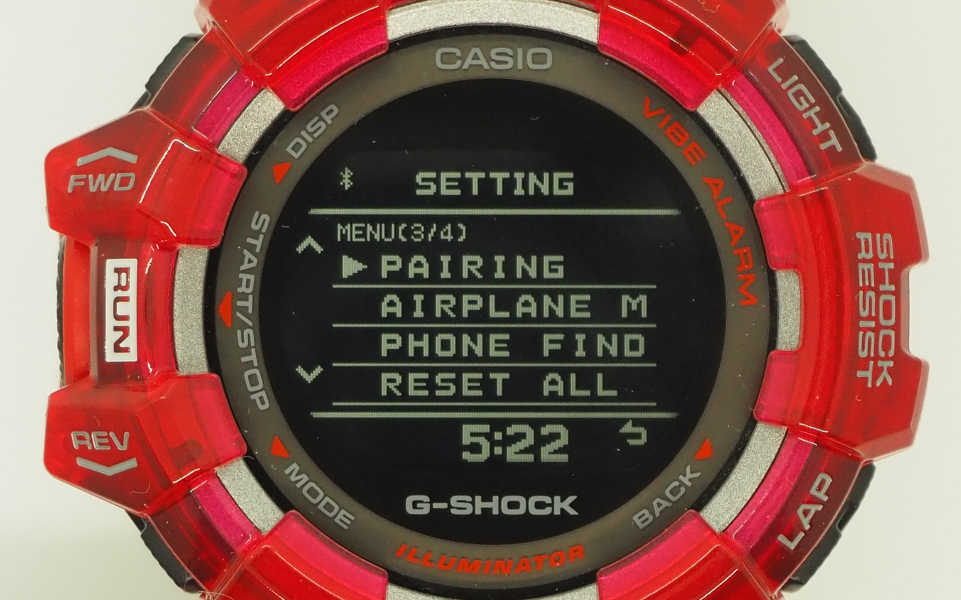 スマホとの接続や機内モードの設定もできる