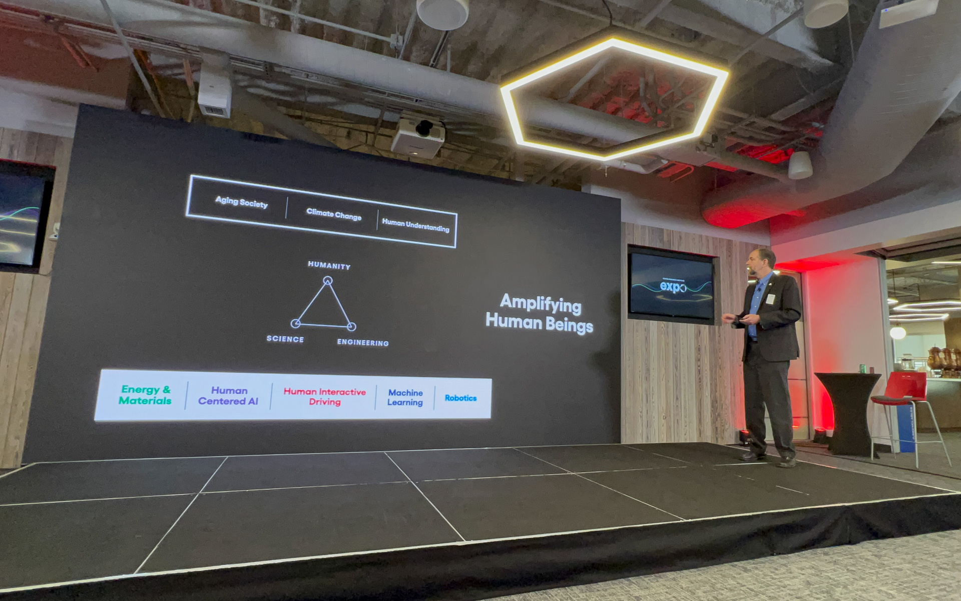 高齢化社会、気候変動、人間理解の3つの問題に5つの研究で挑む