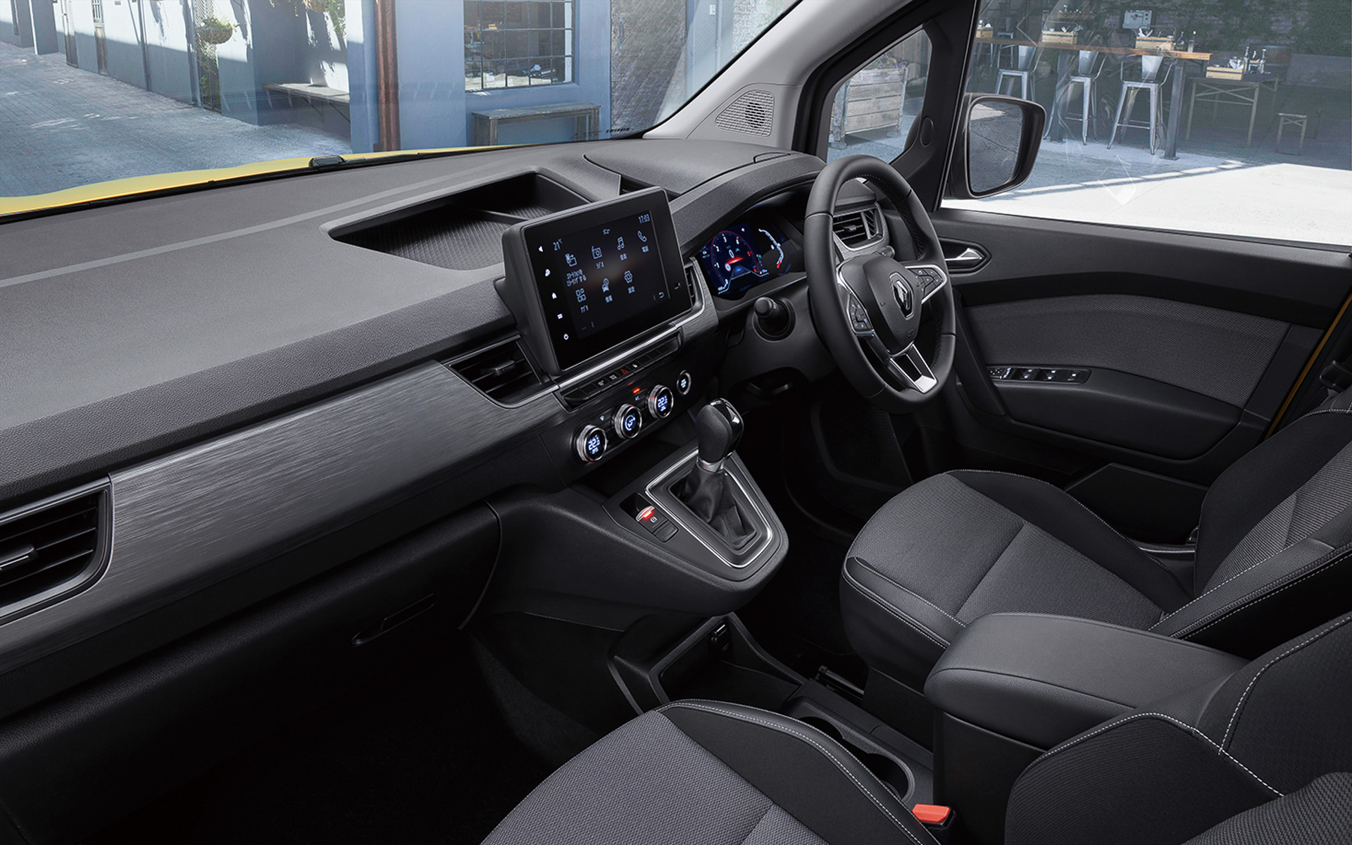 新型カングーのインテリア