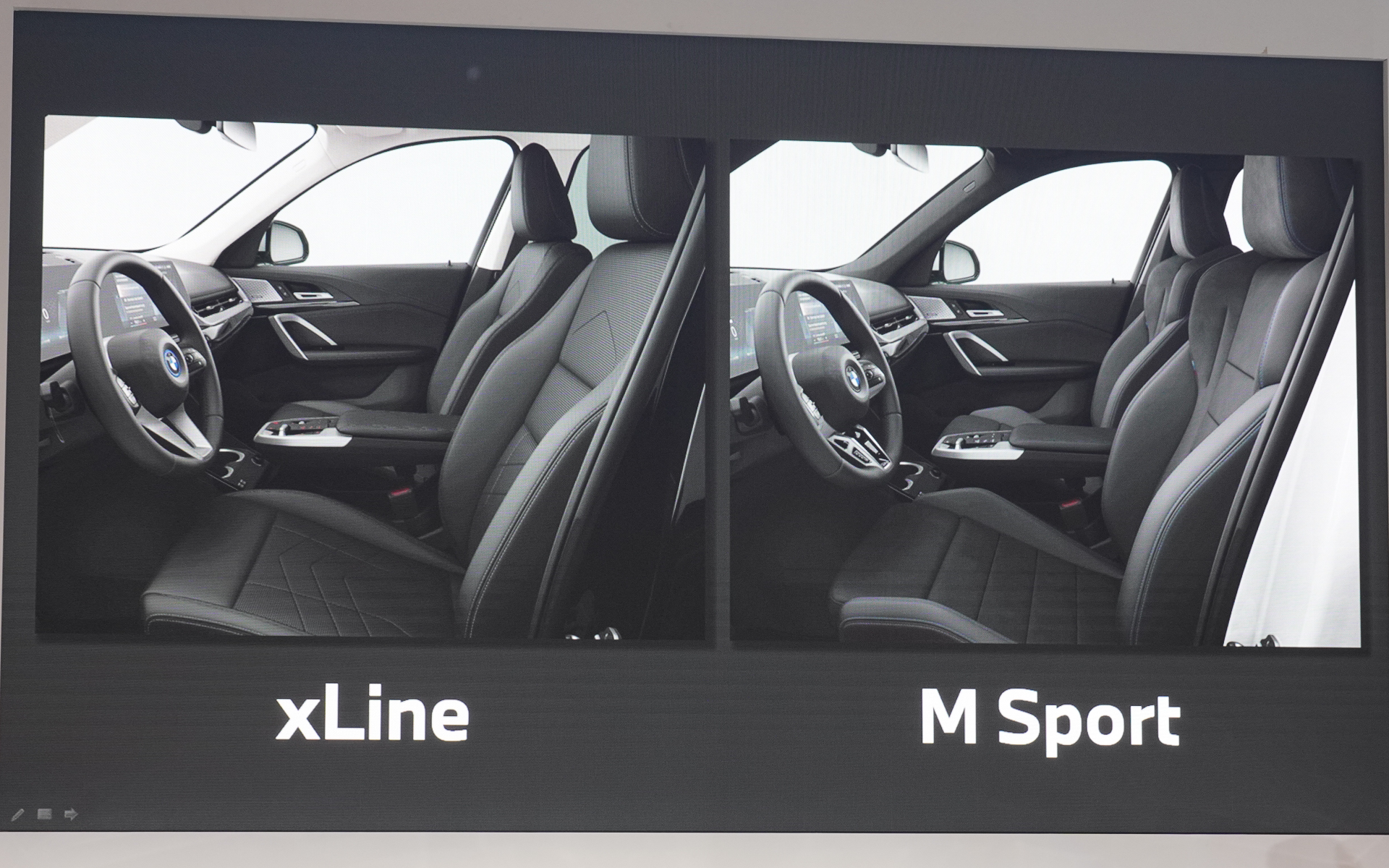 エレガントに仕上げた「xLine」とスポーティさを増した「M Sport」のインテリアの違い