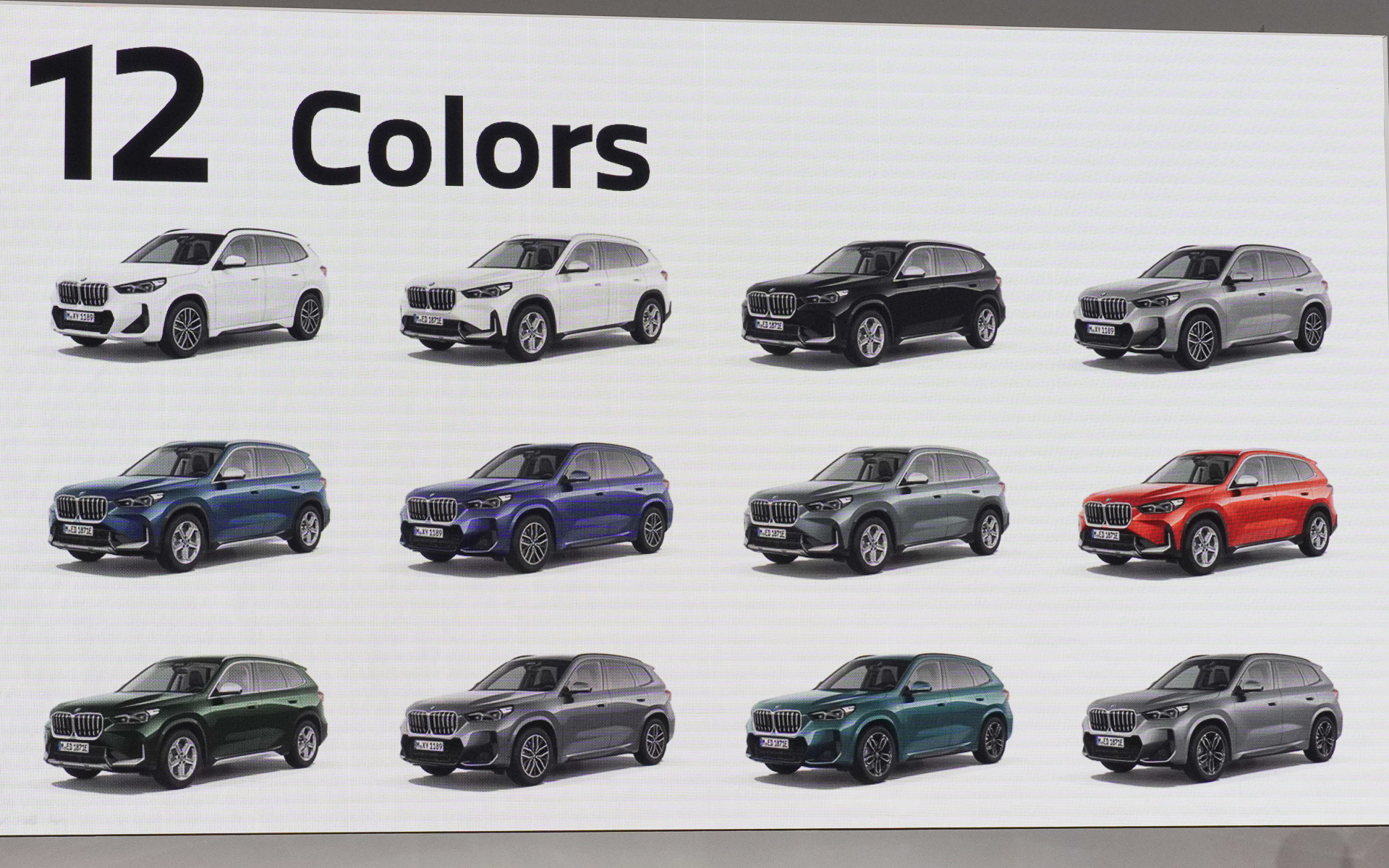 ボディカラーは12色を用意