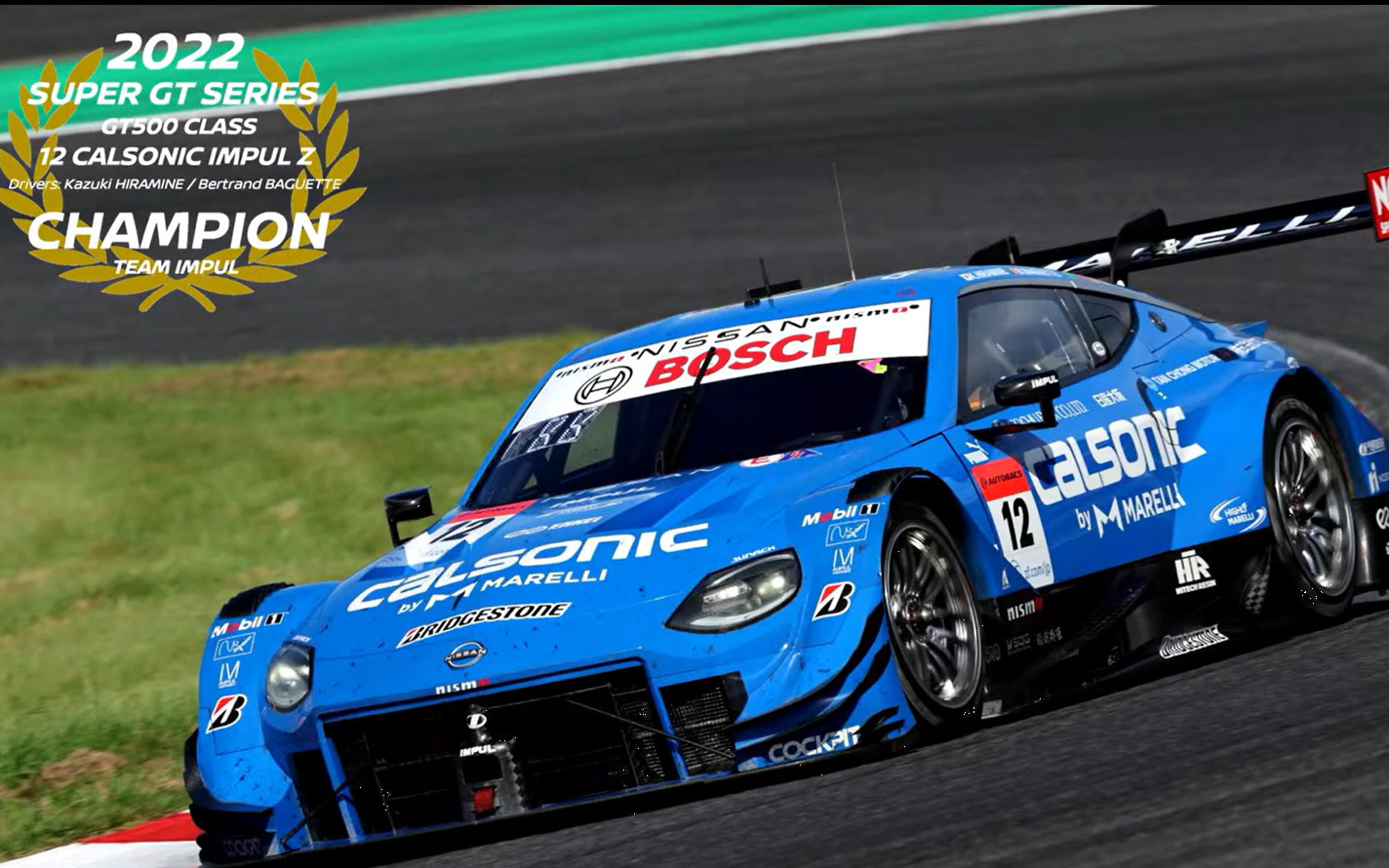 12号車 カルソニック IMPUL ZがGT500シリーズチャンピオンを獲得
