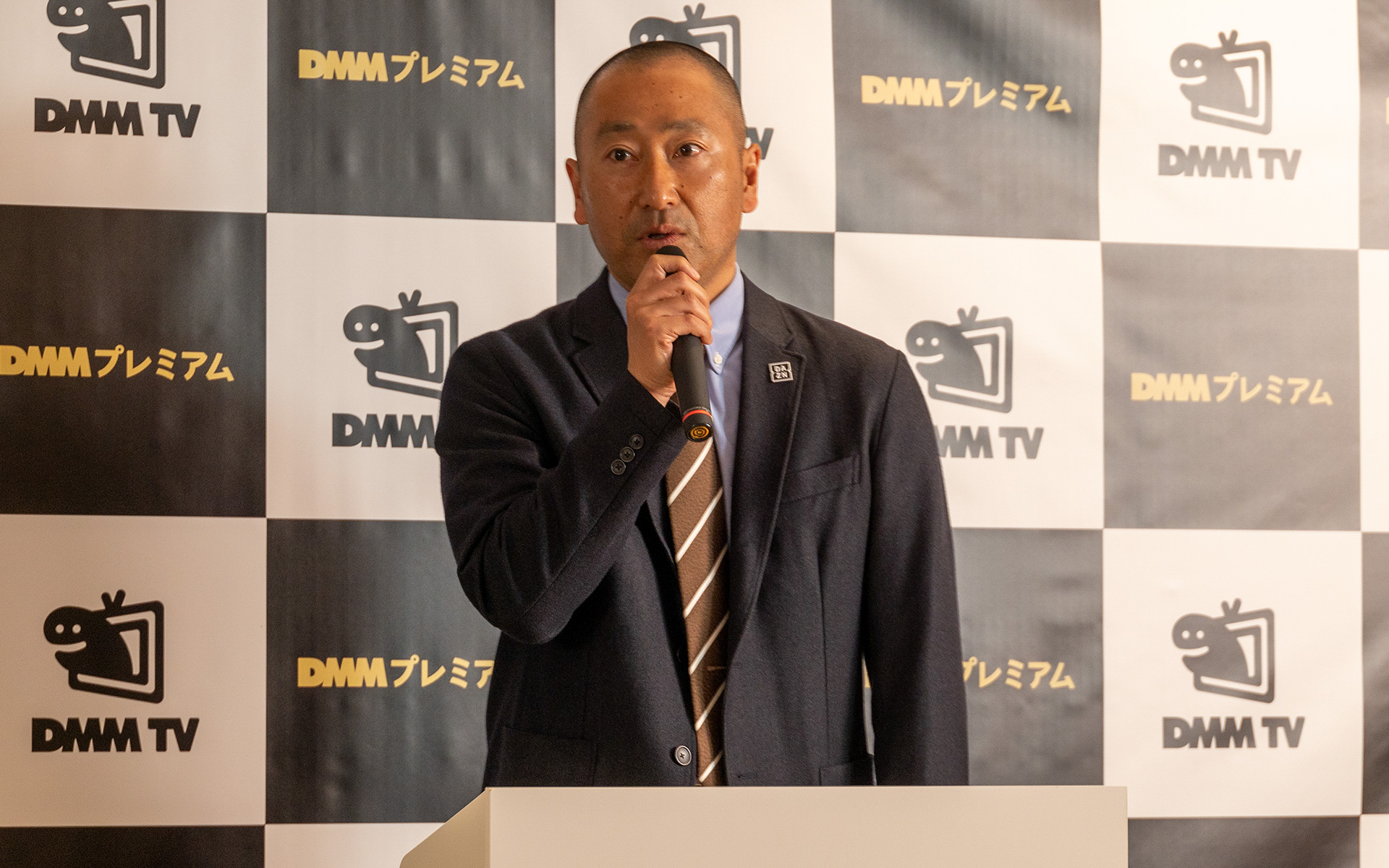 登壇するDAZＮ Japan Investment合同会社 エクゼクティブ バイスプレジデント 山田学氏