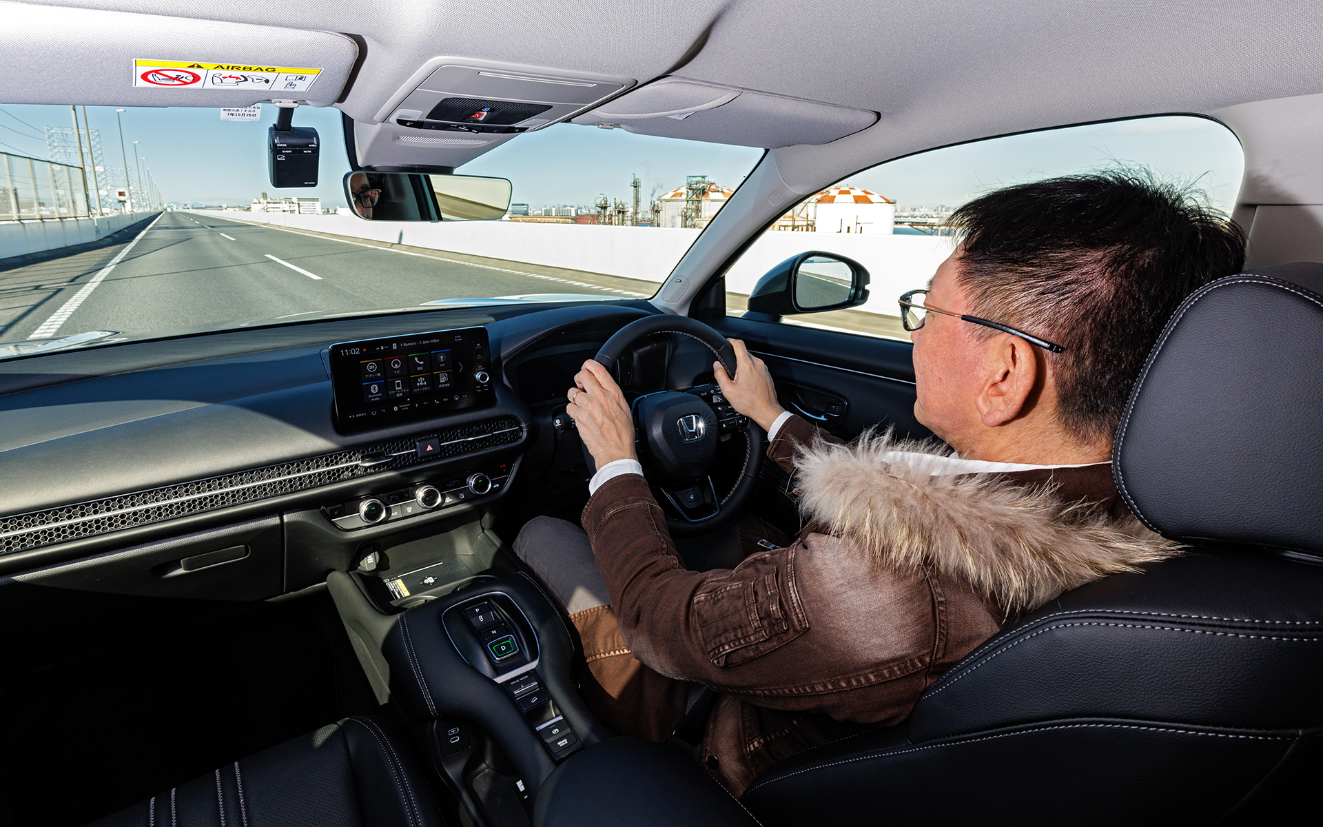 Zグレードはより上質な内装に仕上がっていた