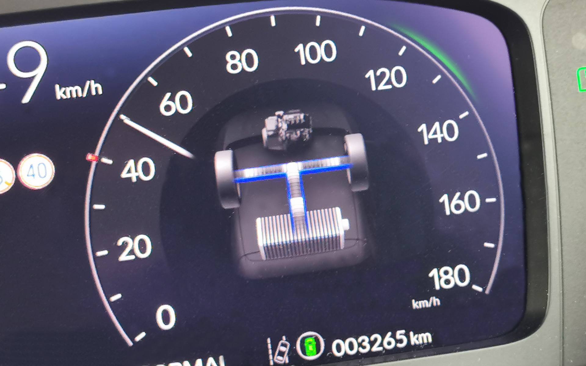 FFのメーター内の表示