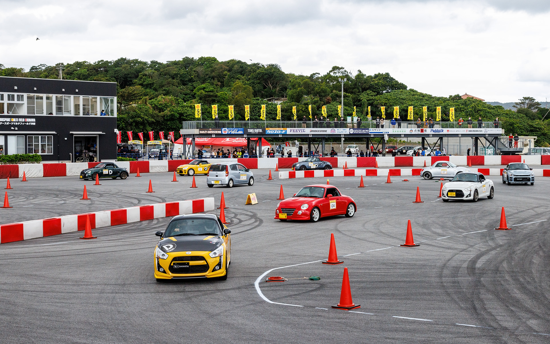 両氏の先導により慣熟走行も行なわれた