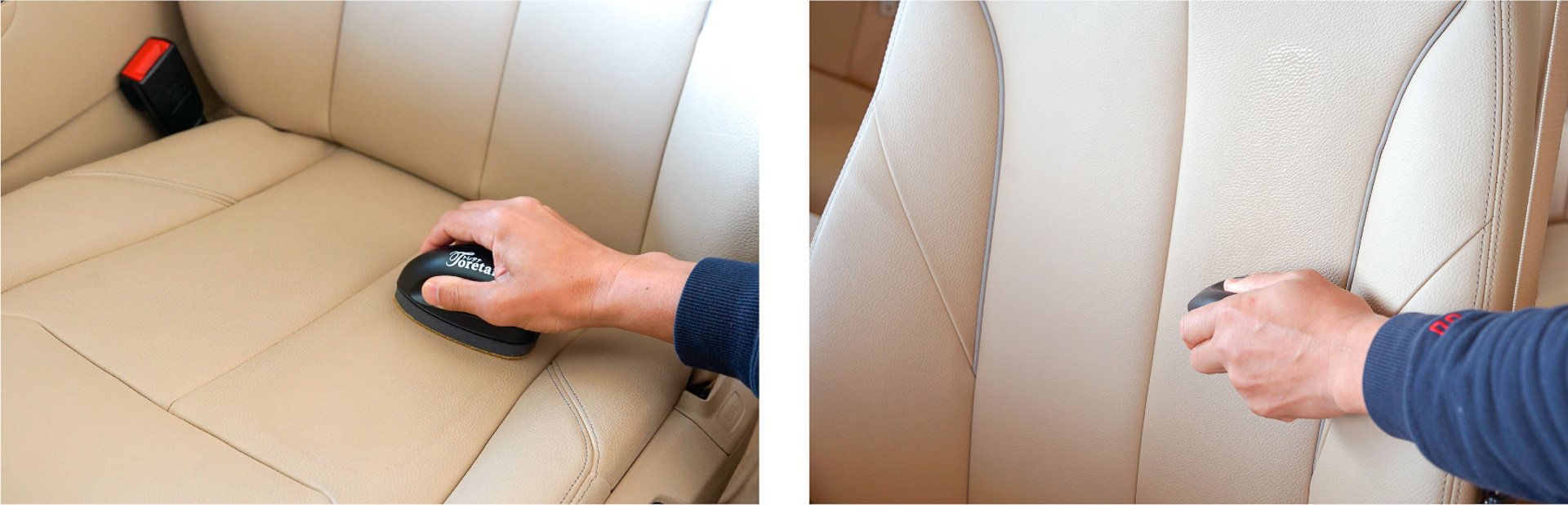 内容量は80mlで、シートの形状や大きさによって異なるが、シート座面側のみの使用で、約6～8脚分使用できる