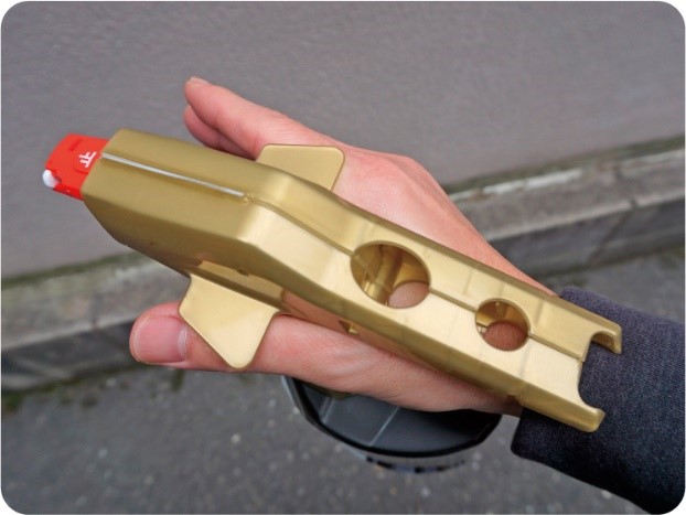 新型グリップを採用した