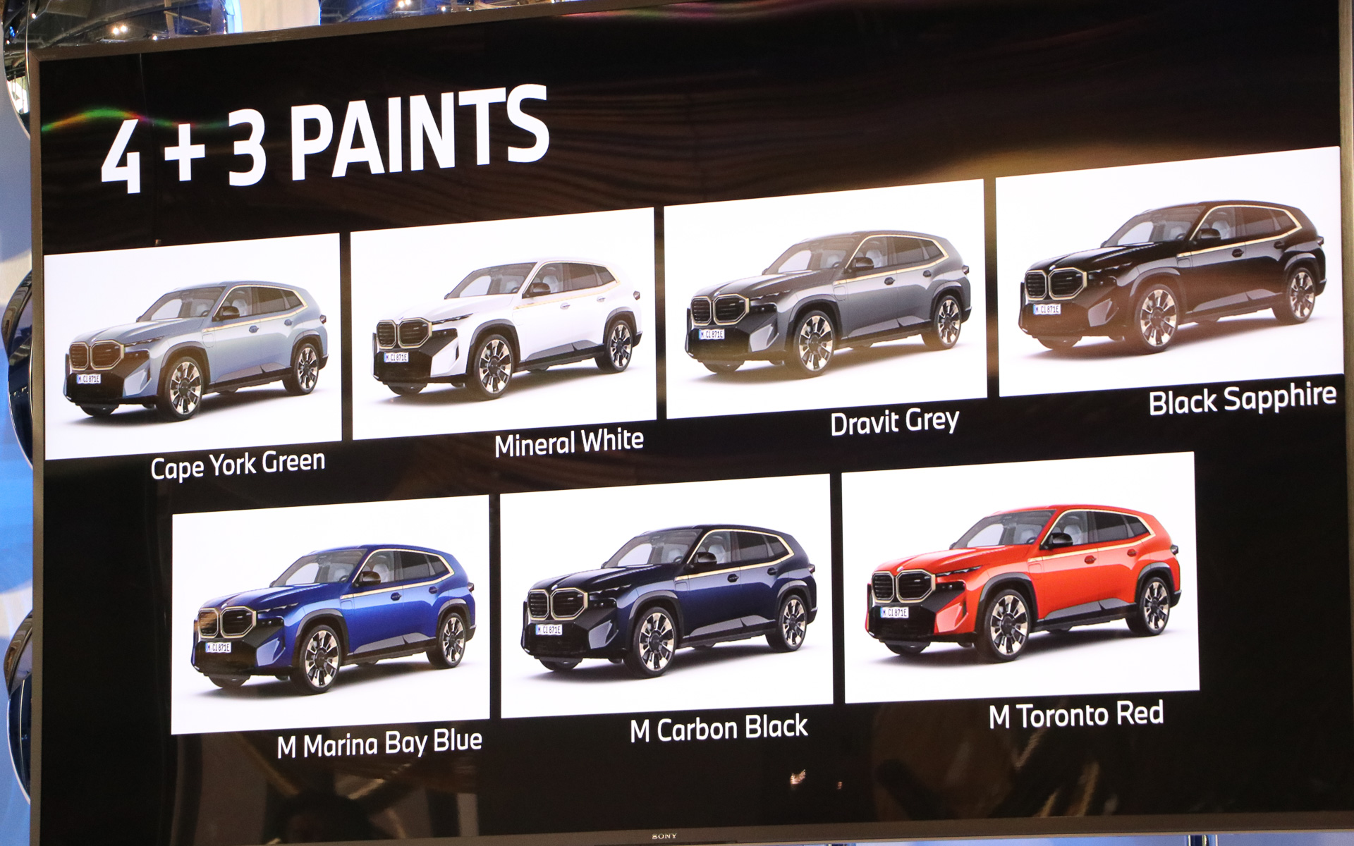 ボディカラーは7色を設定