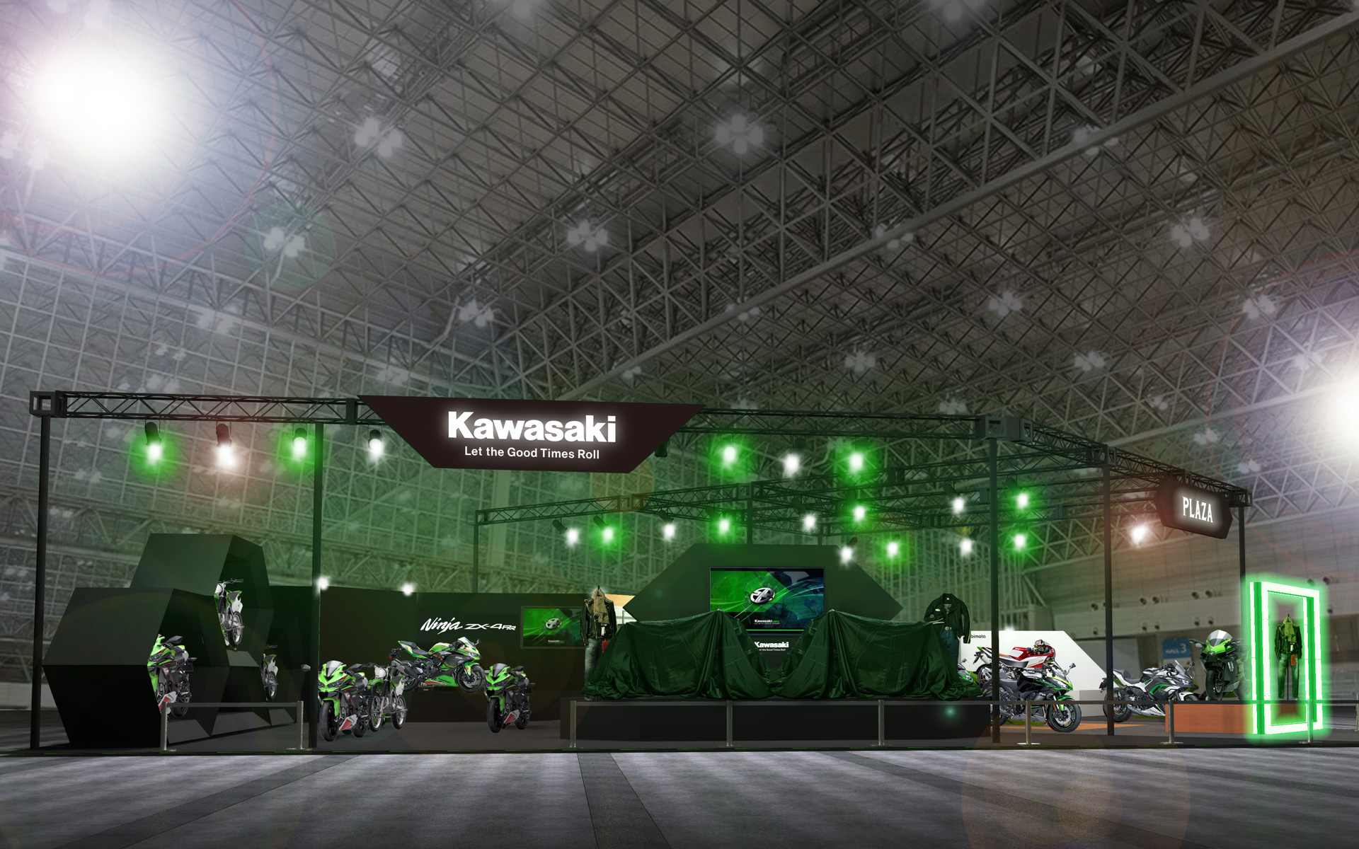 2023モーターサイクルショー カワサキブースイメージ
