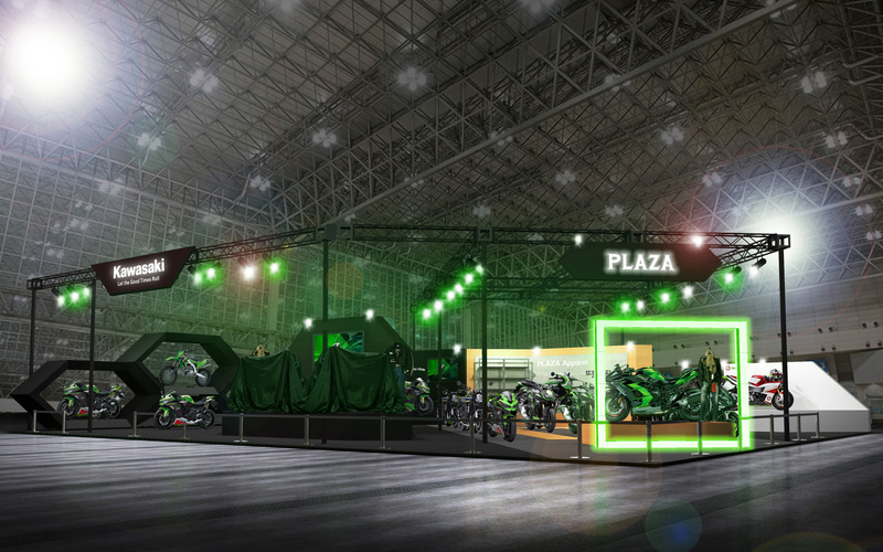 モーターショー カワサキ、世界初公開のニューモデル「大阪モーターサイクル