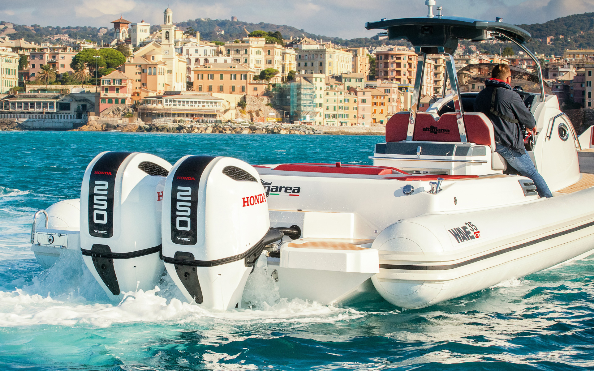 BF250（スポーティーホワイトタイプ）搭載例