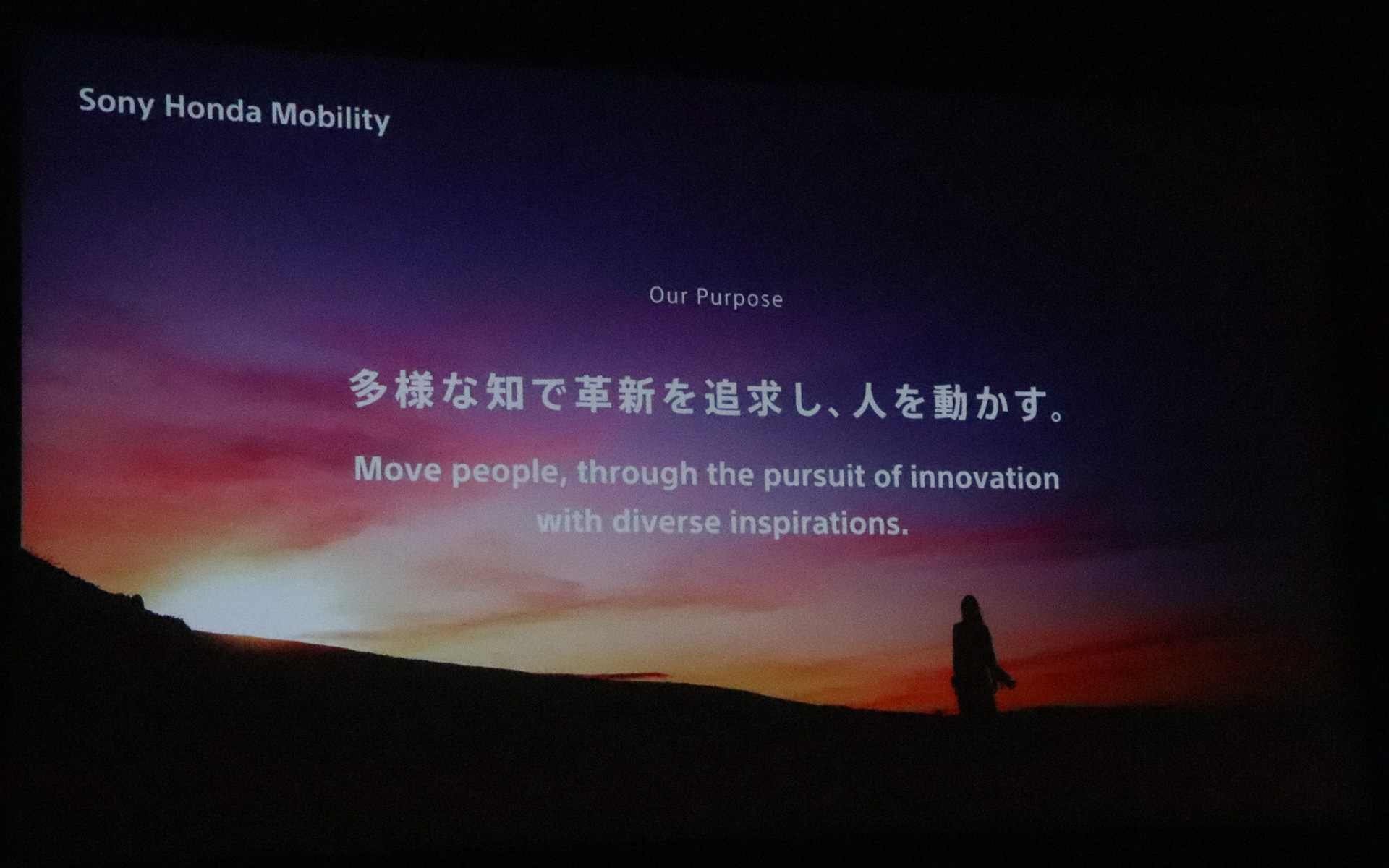 企業パーパスとして「多様な知で革新を追求し、人を動かす」という言葉を作った