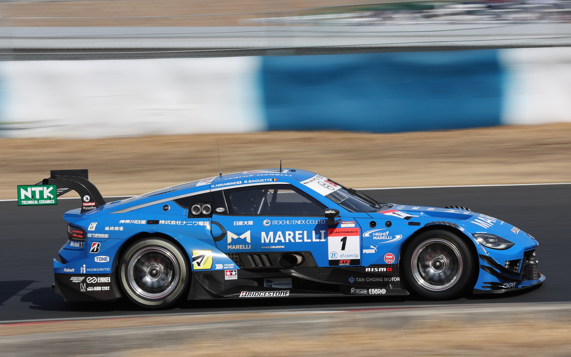 2022年シーズンのチャンピオンマシン 1号車MARELLI IMPUL Z（平峰一貴/ベルトラン・バゲット）