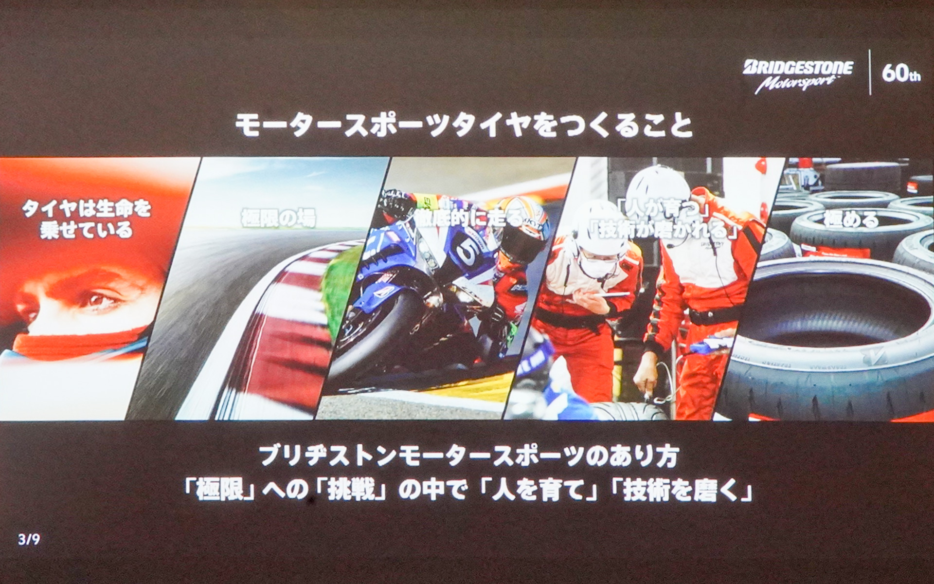 モータースポーツタイヤをつくること