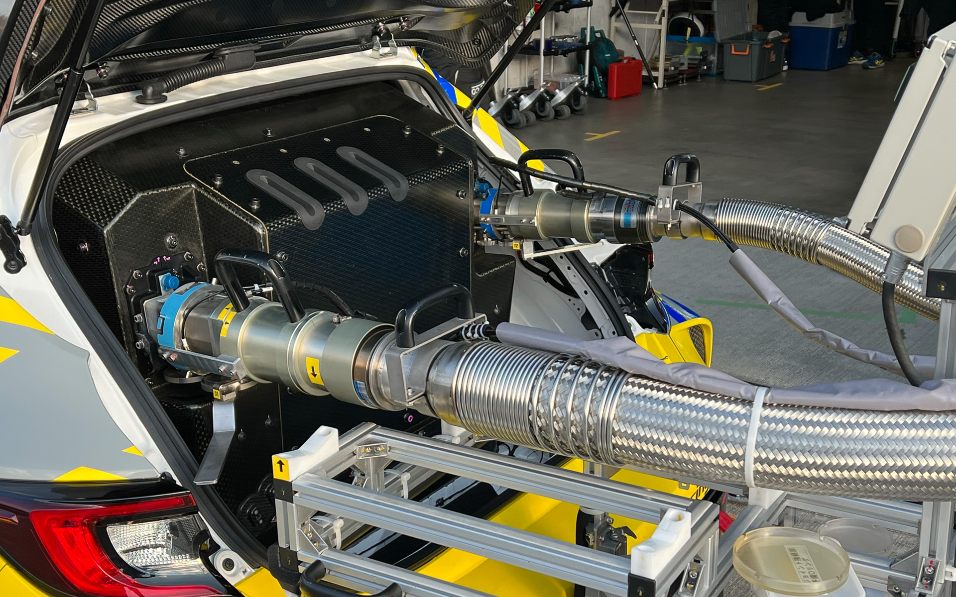 液体水素の給水素部