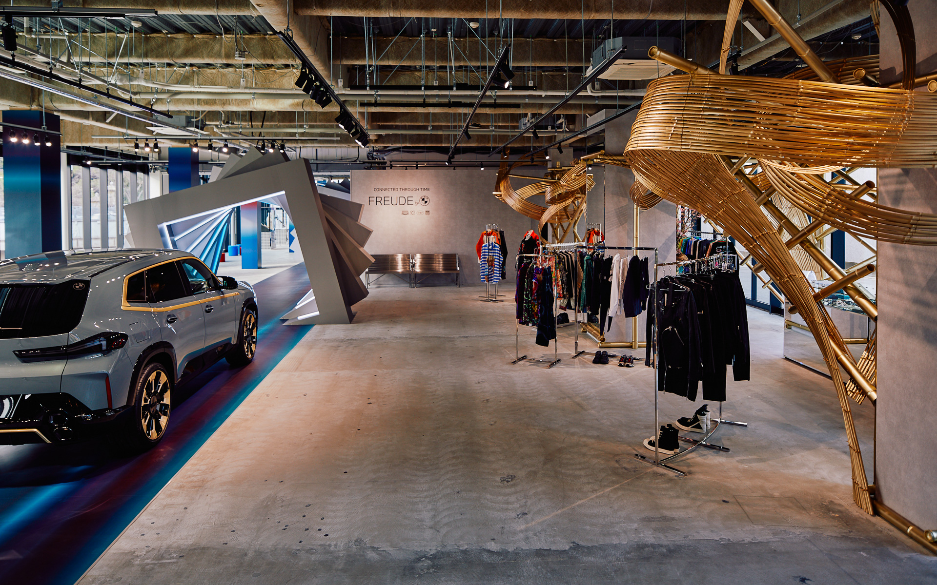 会場となる「FREUDE by BMW - CONNECTED THROUGH TIME」
