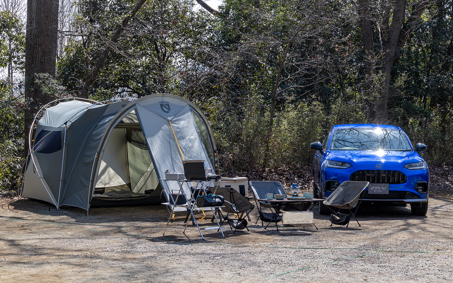 ZR-V e:HEV Xは大人3名で行く設定