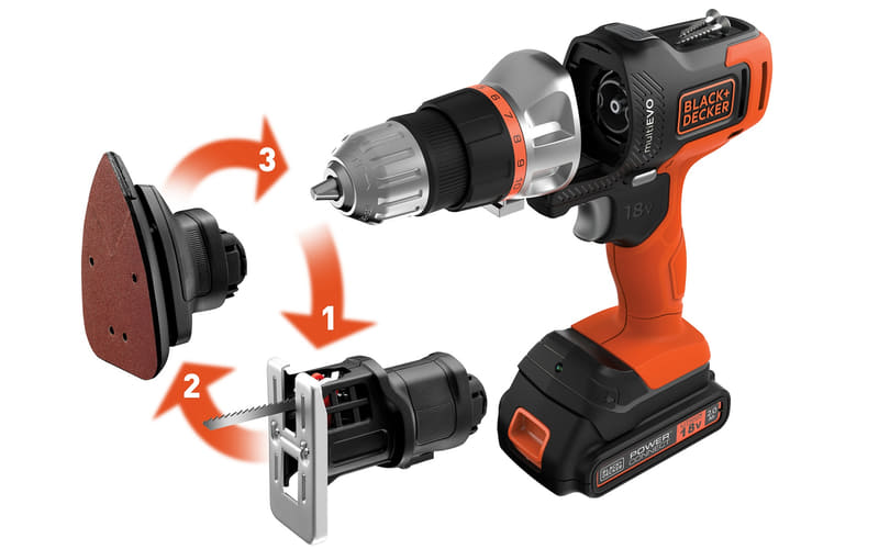 ブラックアンドデッカー　マルチ電動ドライバー ブラック・アンド・デッカー、多機能電動ツールに新ヘッド「カー