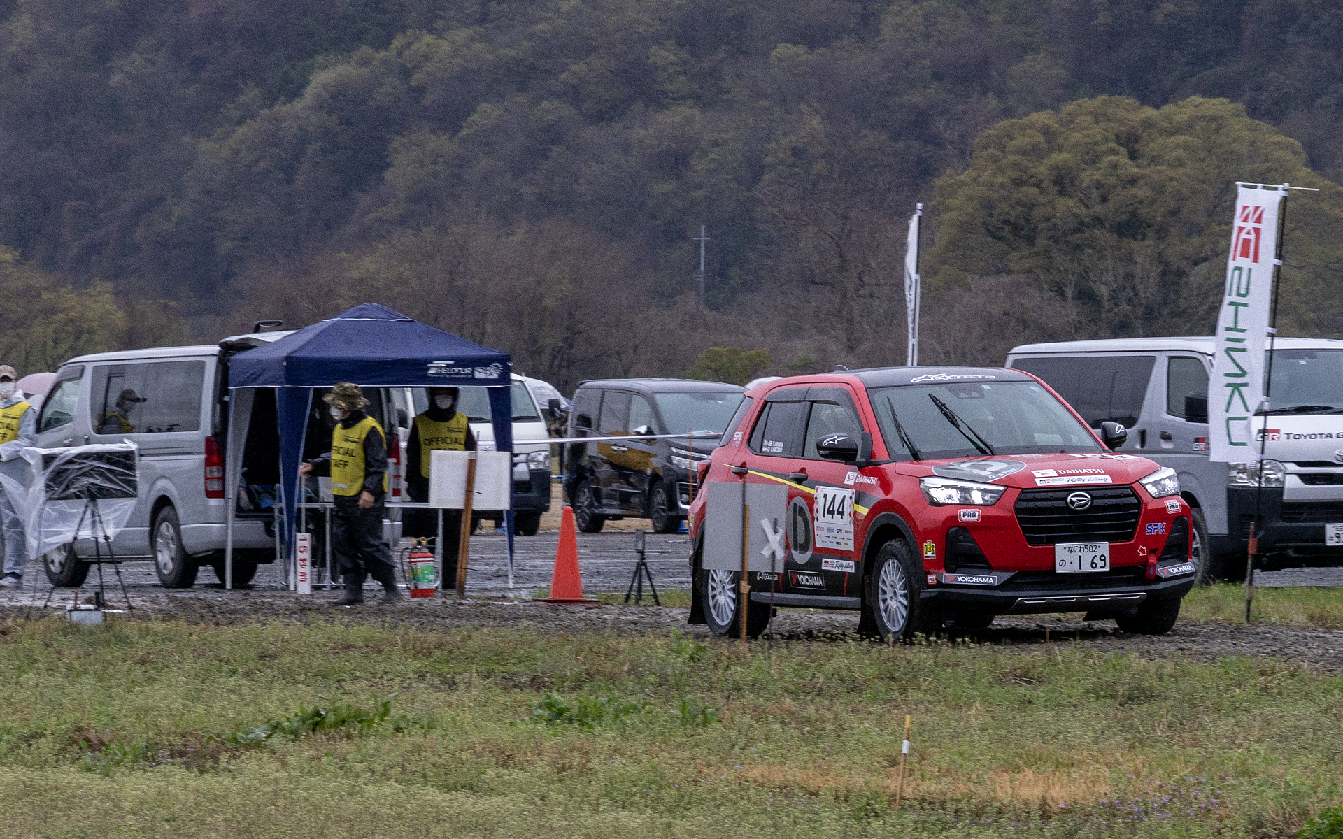 セレモニアルスタート後はそのままSS2へ