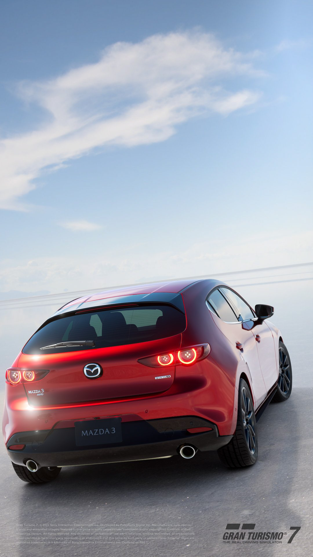 「マツダ マツダ3 X Burgundy Selection '19」:画期的な燃焼機構を備えたエレガントなファストバック。2018年11月に初公開されたマツダのCセグメント乗用車の4代目モデル。それまで日本では、マツダ3のことをアクセラと呼んできたが、4代目がマツダの新世代商品群の第1号車となることから全世界でネーミング統一を図り「マツダ3」が正式名称となった。ファストバックとセダンモデルをラインナップすることは従来通りですが、マツダの提唱する「魂動デザイン」の採用により、双方の個性がより明確になった。とりわけファストバックモデルの造形は圧巻で、ボディパネルのデリケートなフォルムが、繊細な光の移ろいを見事に表現。搭載するエンジンはマツダの新世代エンジン「SKYACTIV」の系譜に連なるもの。1.5Lと2Lの直噴ガソリンと1.8Lのディーゼルターボを主軸とし、やや遅れて2Lのマイルドハイブリッド「M Hybrid」が加わりました。このマイルドハイブリッドは「火花点火制御圧縮着火」という独自技術を用いたエンジン「SKYACTIV-X」を搭載しており、尿素SCRなどの高価な仕組みを使わずにNOx排出を抑えることができる画期的なユニット。X Burgundy Selectionは、そのSKYACTIV-Xを積むグレードXにバーガンディの内装をあしらった特別仕様車。赤ワインを思わせるレッドを本革シートやダッシュボードに使い、大人らしさや気品を演出したスペシャルなモデル