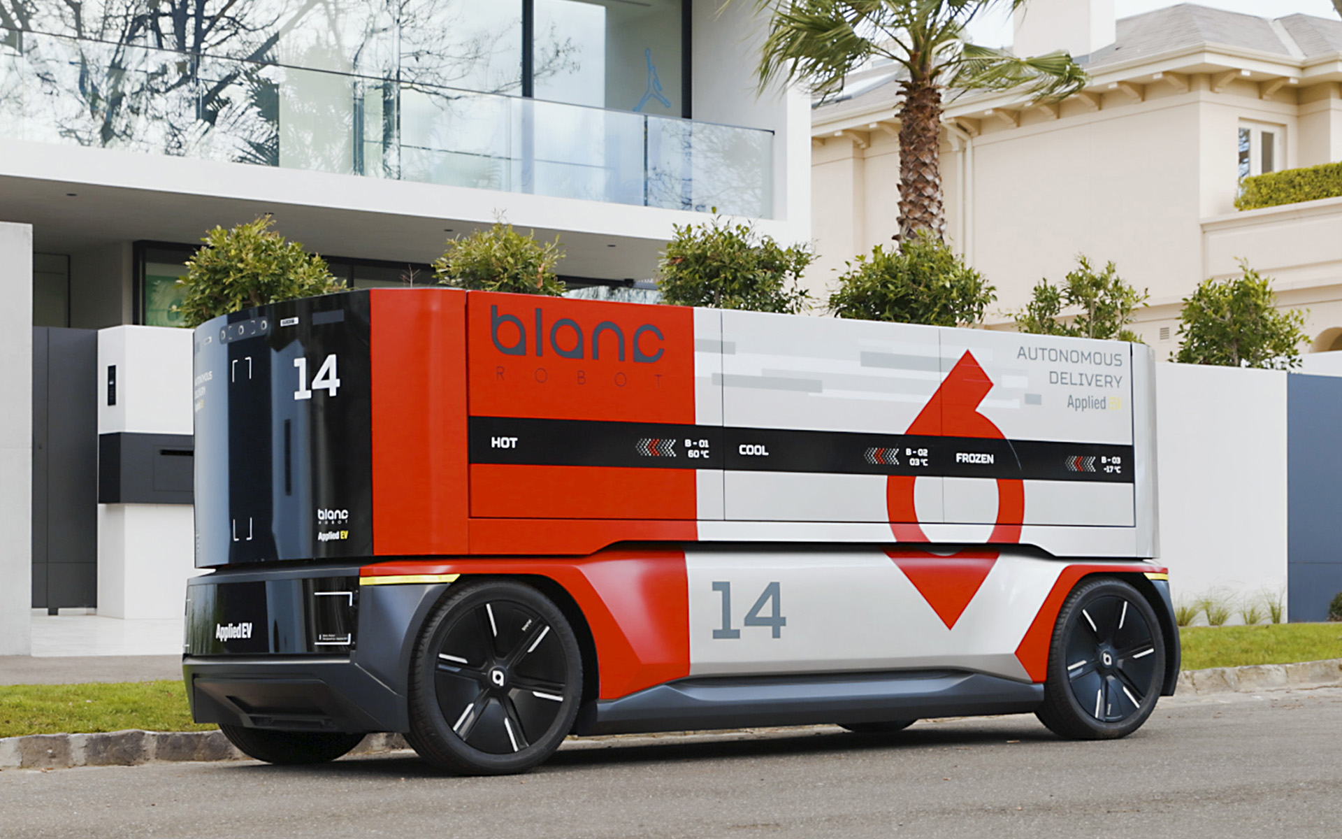 Applied EVの「Blanc Robot」試作車