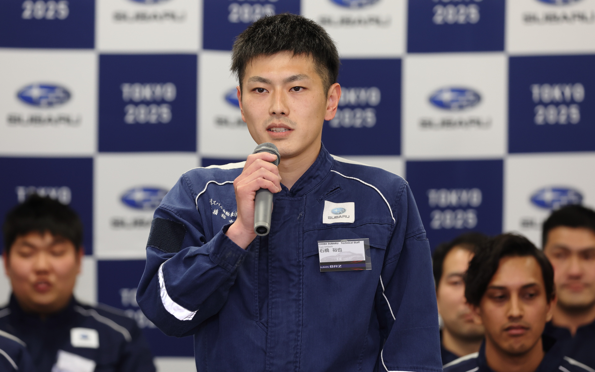 2020年にはSUBARU NBRチャレンジにもディーラーメカニックとして選抜されていた千葉スバルの石橋裕也氏。全日本ラリーでのメカニック経験もあるとのことだ