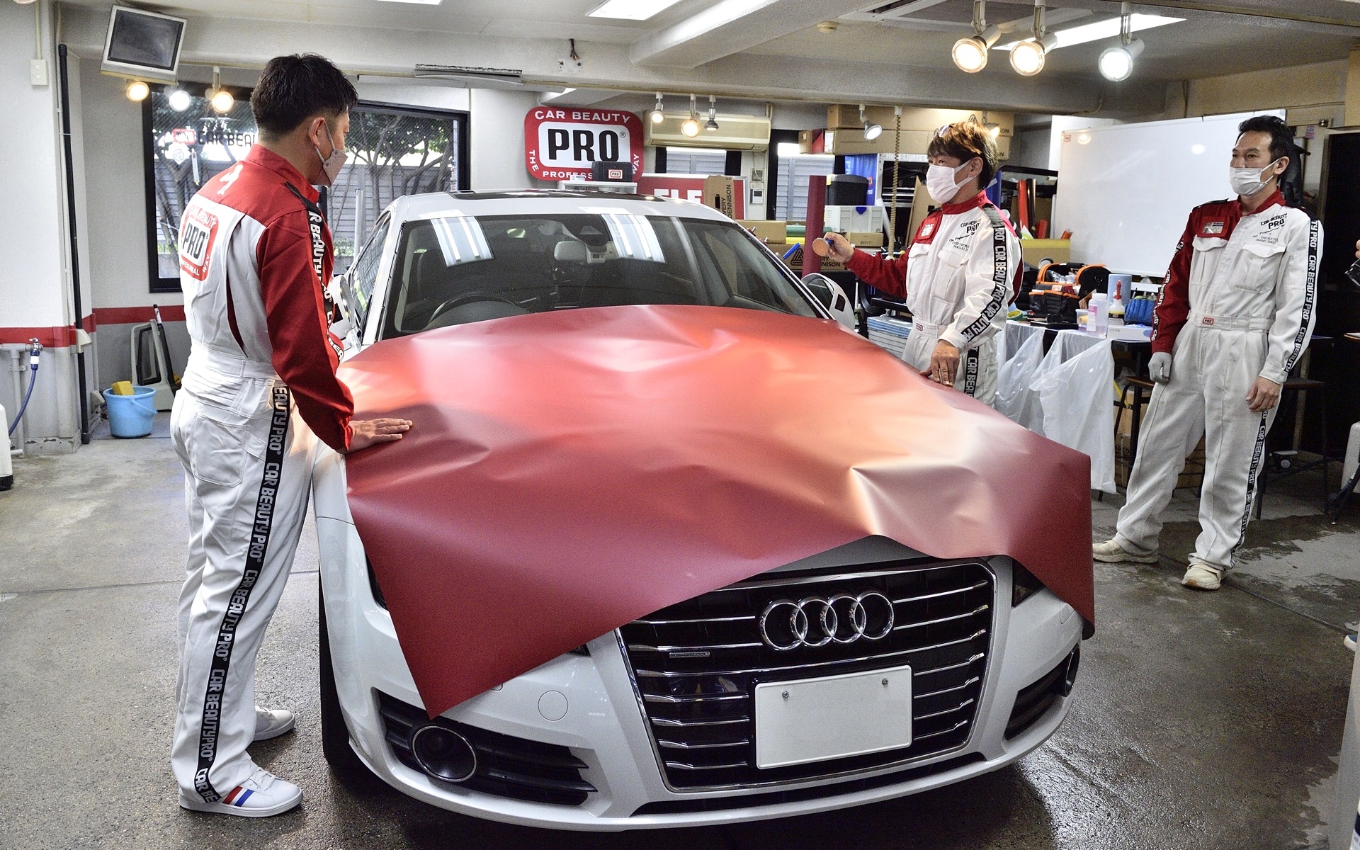 まずはおおまかにサイズを合わせていく