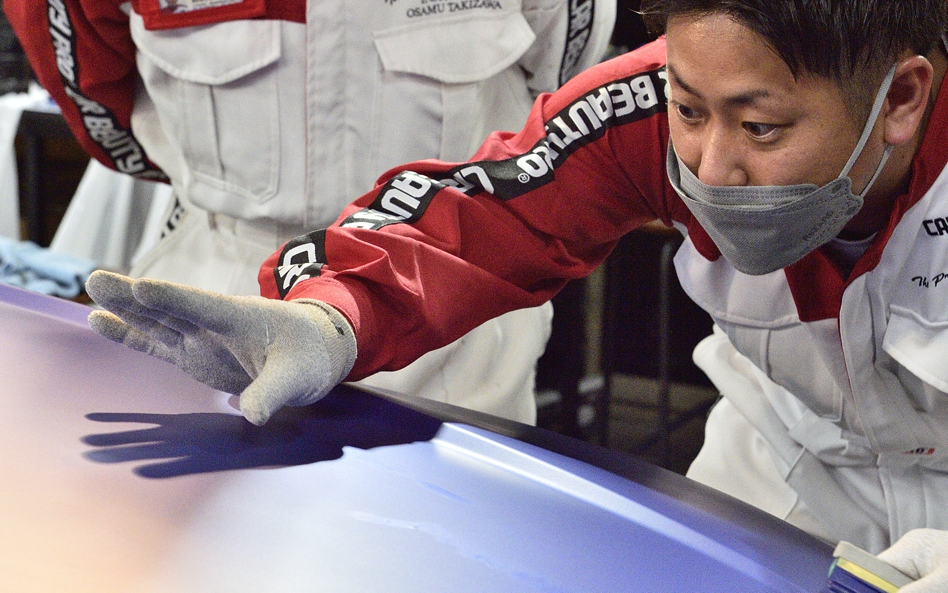 本番は練習とは異なり、実際に自分の店舗で作業をしていることを想定しながら進められる