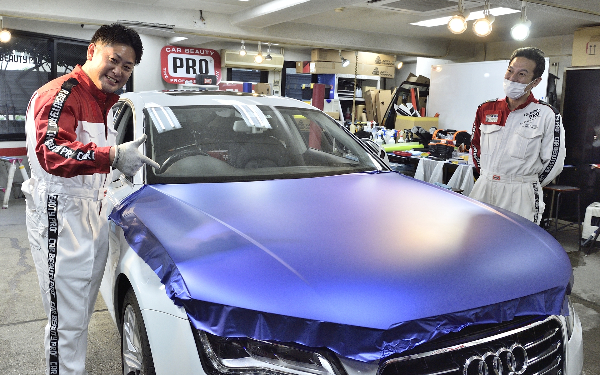 ひとまず、表面は完了。これから端の処理を進めていく