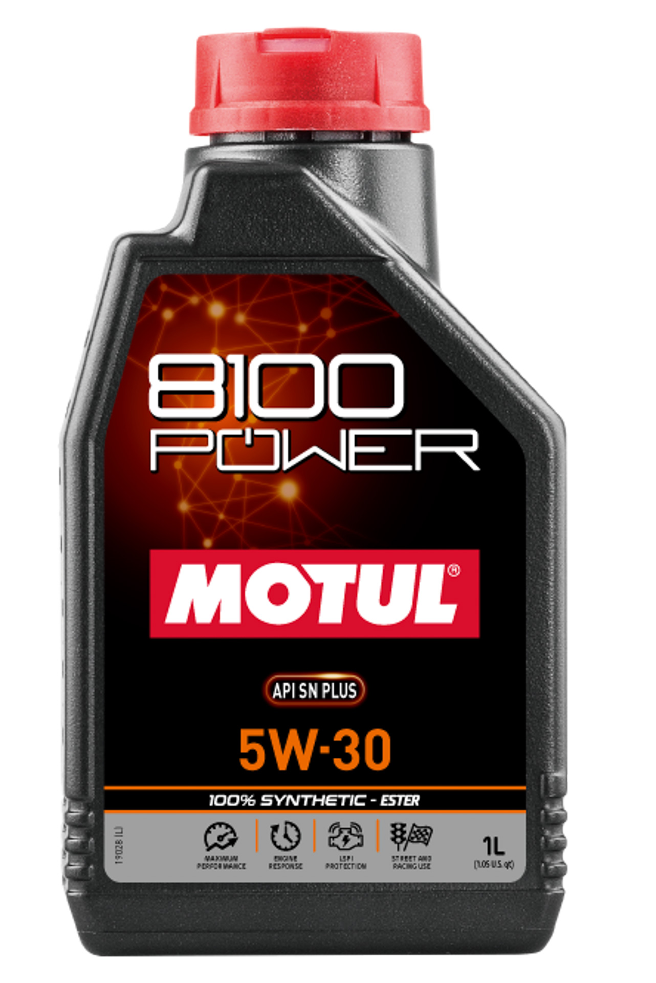 8100 POWER 5W-30/高出力小排気量ターボ車や中排気量エンジン搭載スポーツセダン・SUV・ミニバン等に向け開発したエンジンオイル。API SN＋に求められる要件をカバー。直噴ターボエンジンで発生しやすいLSPI防止性を発揮