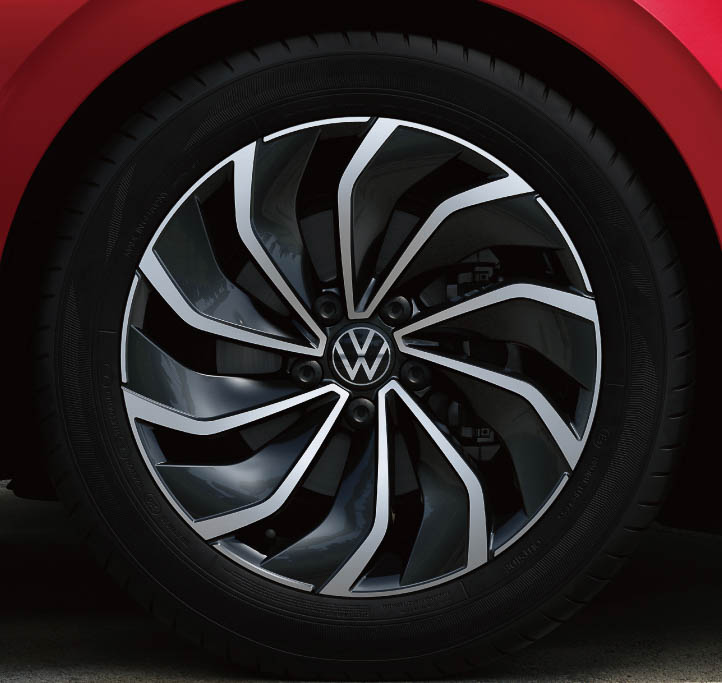 ゴルフ/ゴルフ ヴァリアント eTSI Active/TDI Active Advance プラチナム エディションの17インチアルミホイール