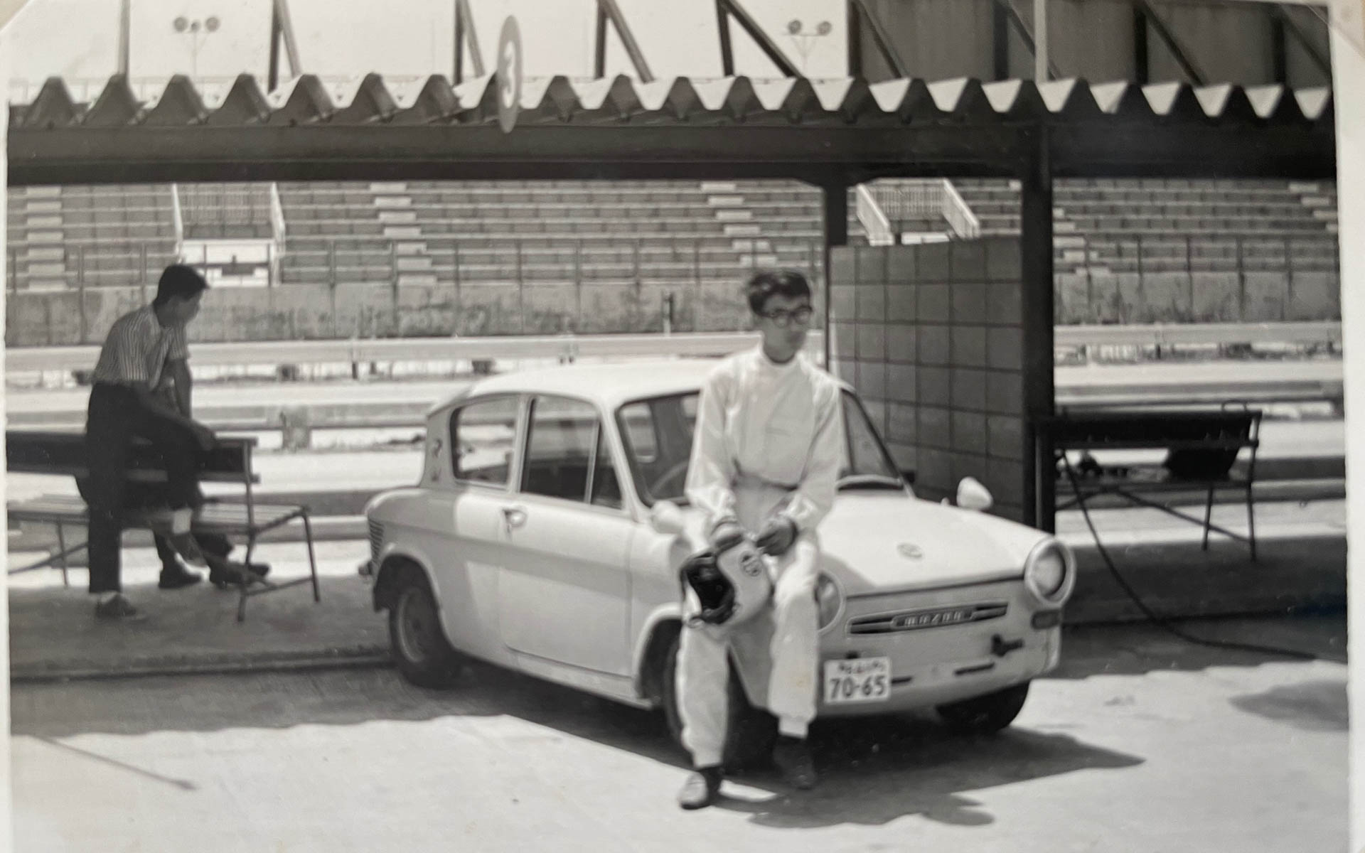 初めてのサーキット走行がこの船橋サーキットです。キャロル360。重くてスバル360の敵ではなかったです。コースレイアウトを一生懸命覚えても、どこを走っているのか分からなかった