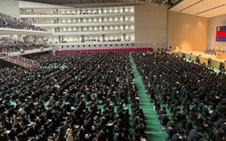 やっと卒業式に出席できました