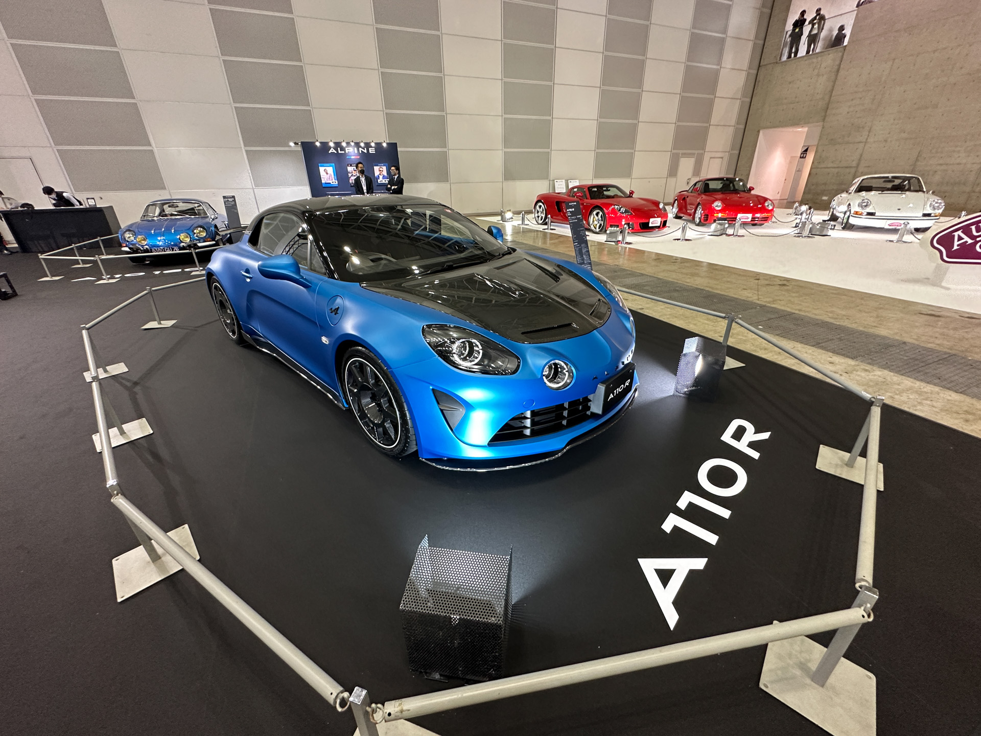 A110 R ブルー レーシング マット