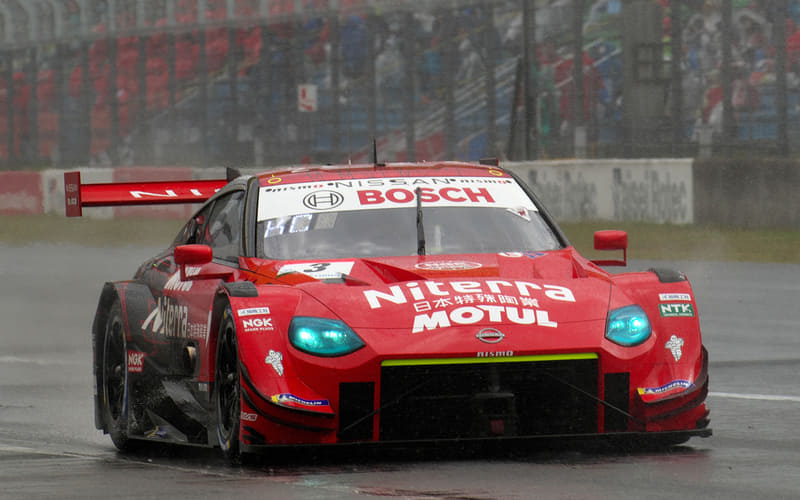SUPER GT2023開幕戦 岡山決勝 悪天候や度重なる赤旗中断で混乱を