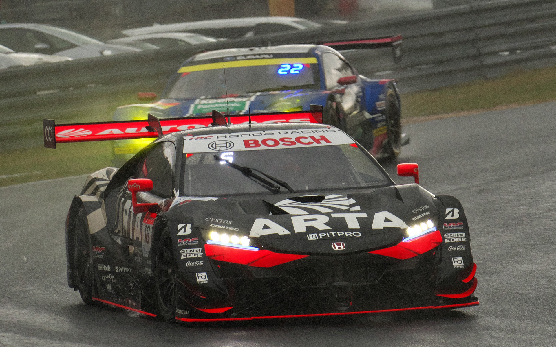 GT500クラス5位の16号車 ARTA MUGEN NSX-GT（福住仁嶺/大津弘樹組、BS）