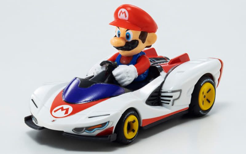 京商エッグ、マリオカートのプルバックカー全6種をファミリーマートで4