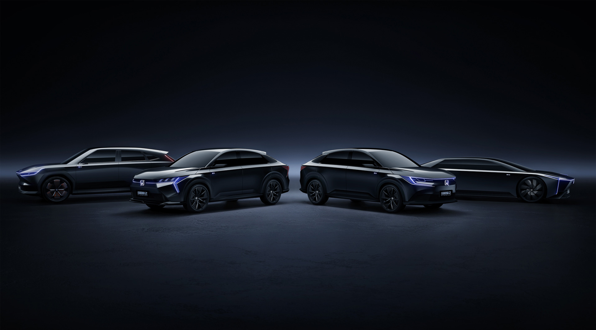 e:N SUV 序、e:NS2 プロトタイプ、e:NP2 プロトタイプ 、e:N GT Concept