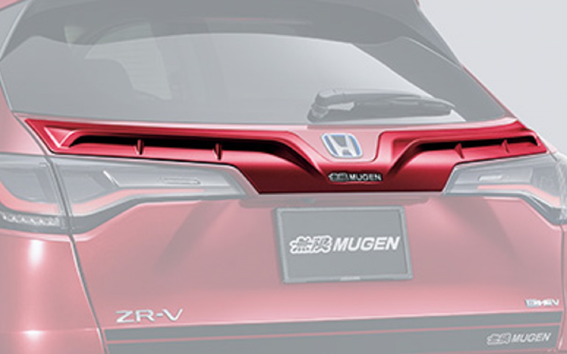 ダイナミックな造形によりワイド感と力強さを演出。リアスタイリングにスポーティさをもたらす「テールゲートガーニッシュ」。価格はクリスタルブラック･パールとプラチナホワイト･パールが8万8000円、未塗装が7万7000円